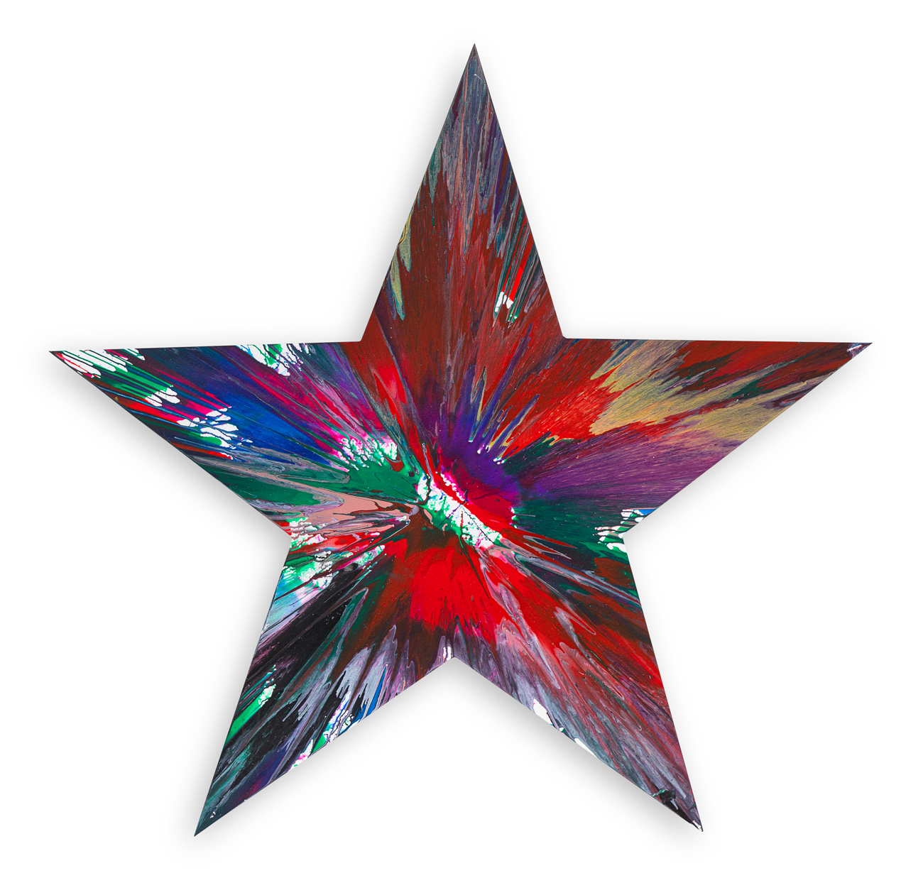 DAMIEN HIRST (1965) - Star Spin Painting, 2009