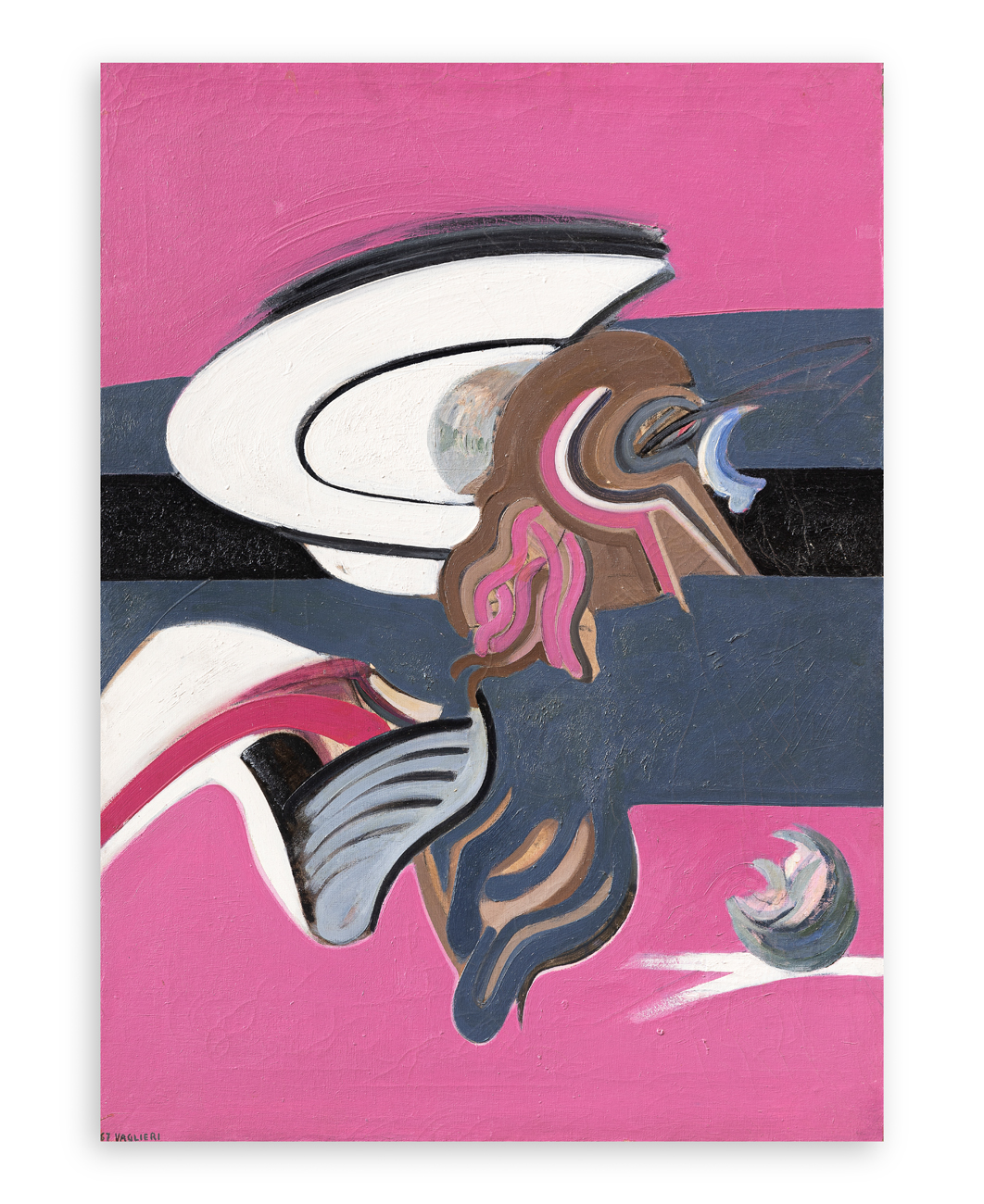 TINO VAGLIERI (1929-2000) - Dal piatto rotto, 1967
