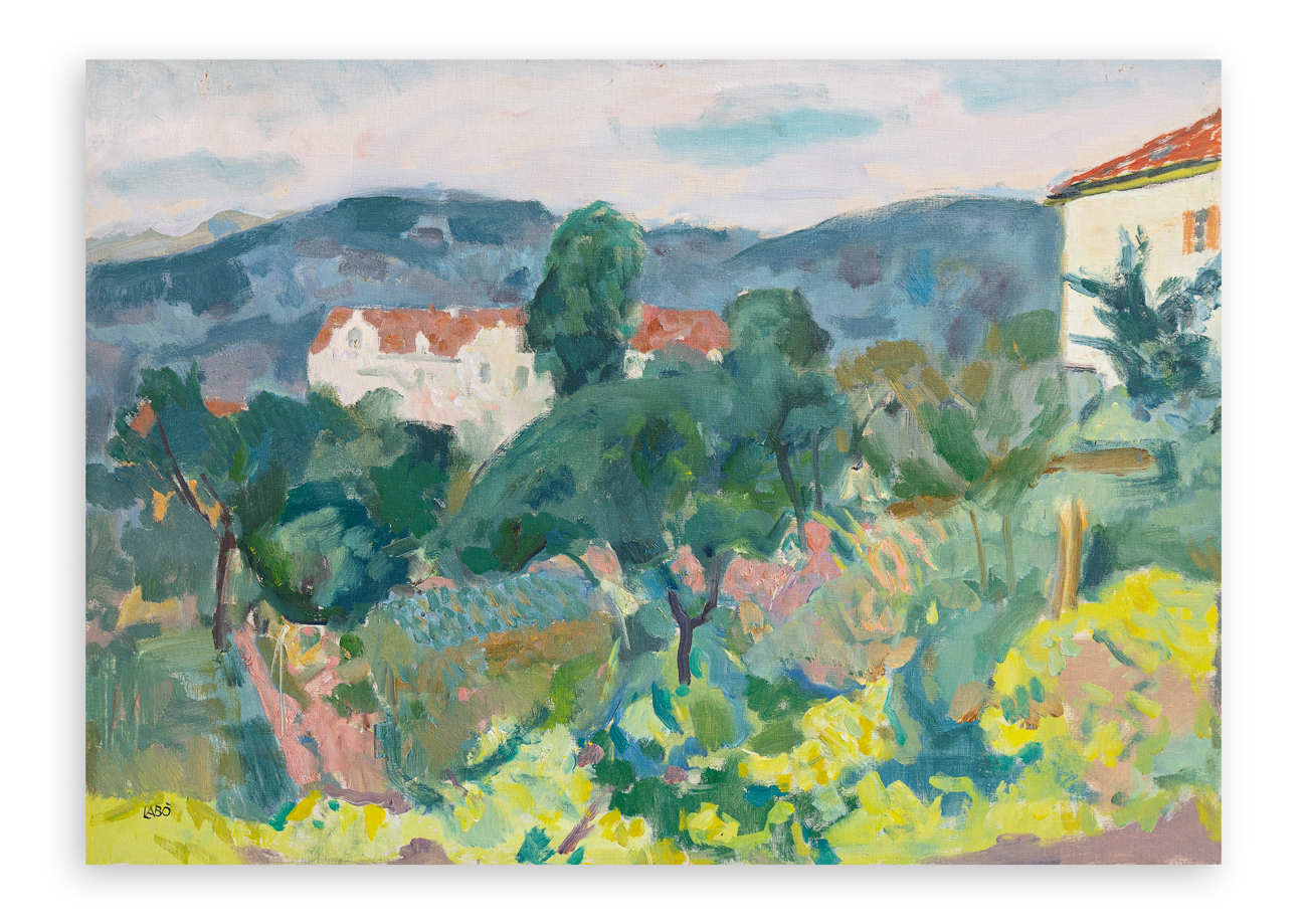 SAVINO LABÒ (1899-1976) - Paesaggio a Molare