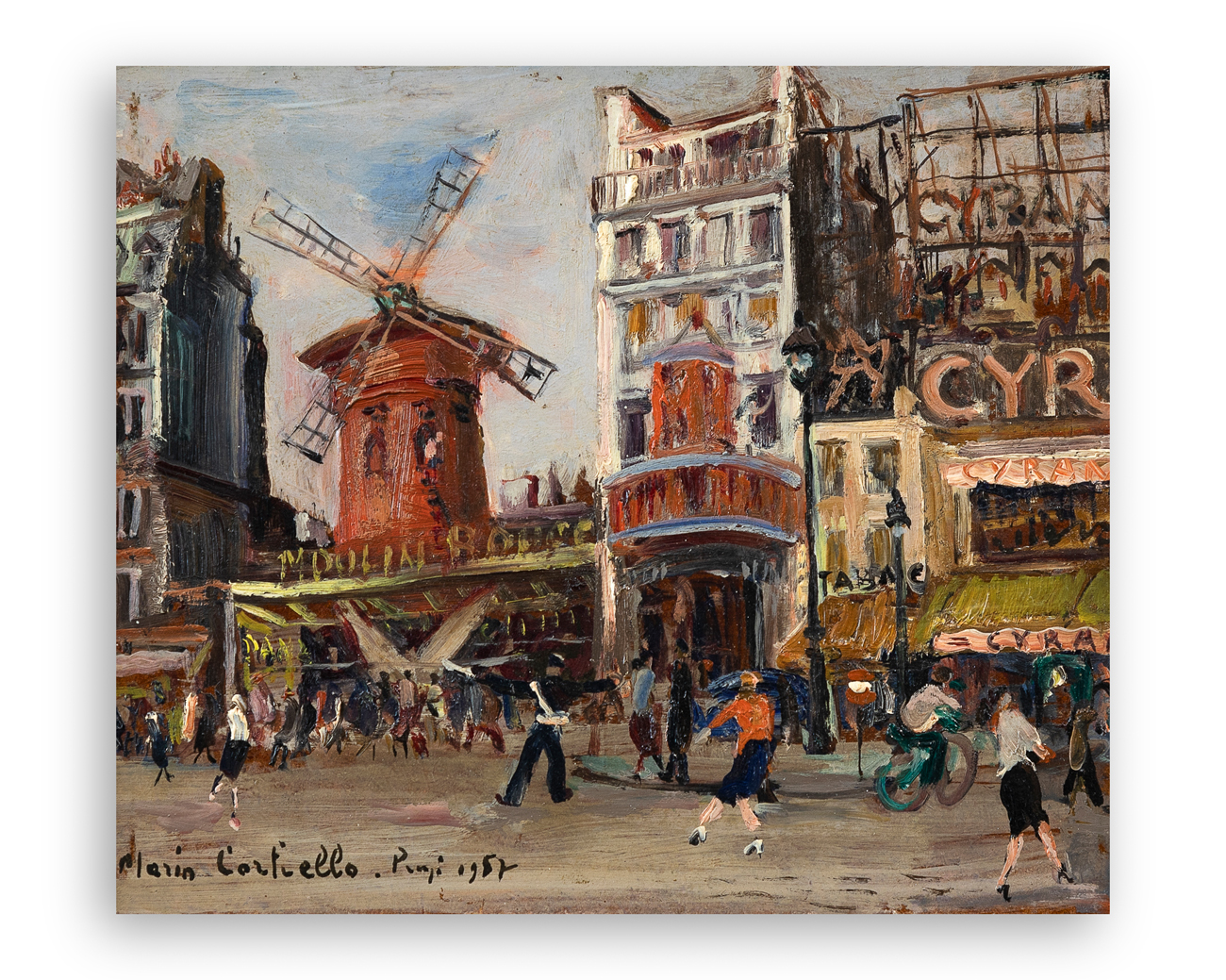 MARIO CORTIELLO (1907-1982) - Senza Titolo, 1957
