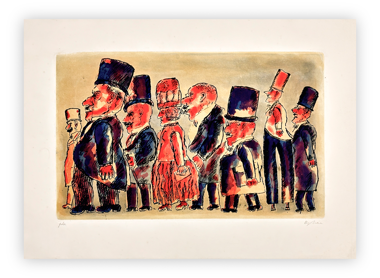 FRANZ BORGHESE (1941-2005) - Senza Titolo