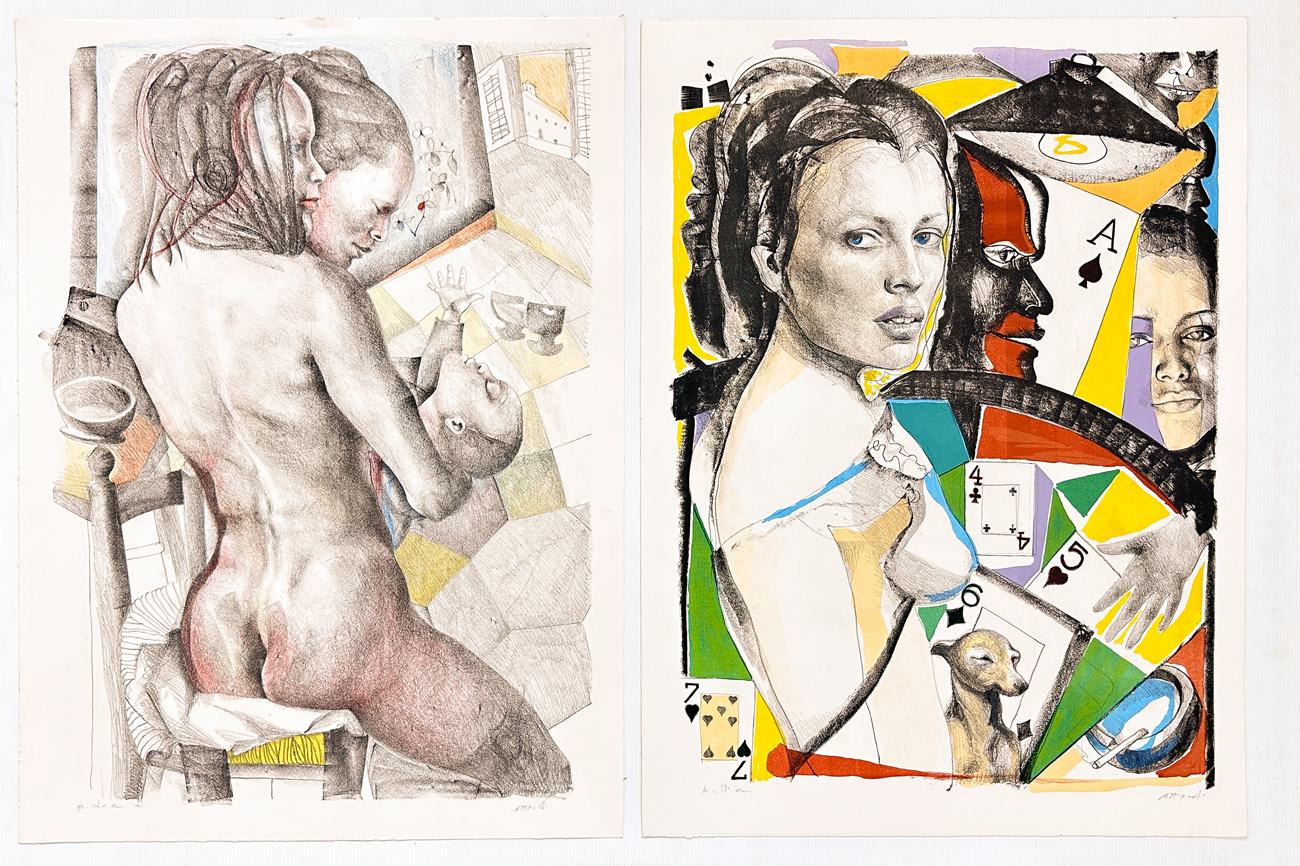 UGO ATTARDI (1923-2006) - Lotto unico composto da 2 opere grafiche