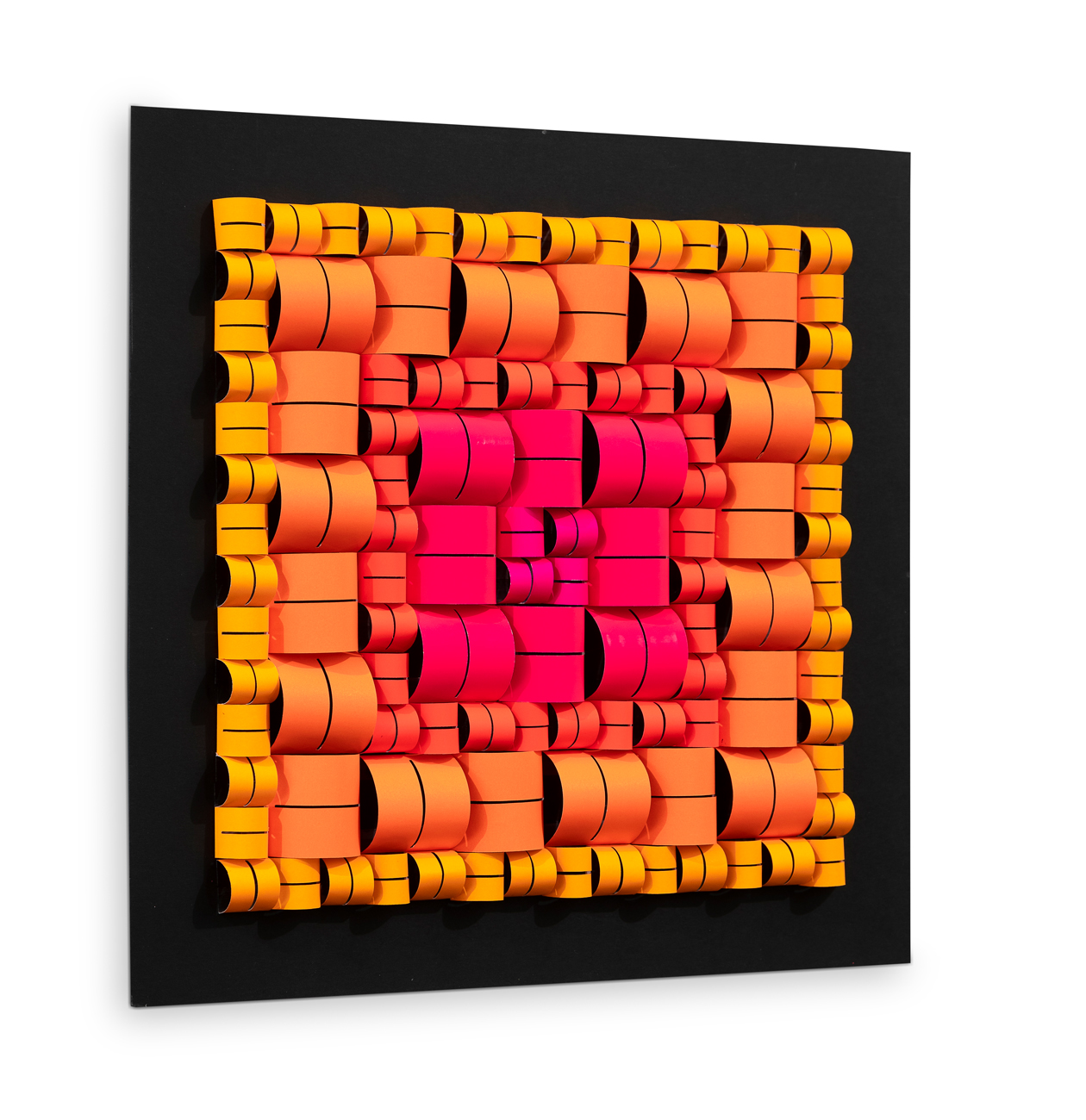 DARIO ZAFFARONI (1943) - Polimodularità fluorescenti, 2021