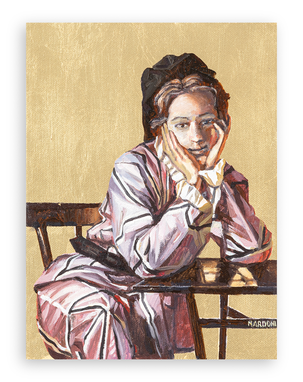 SERGIO NARDONI (1947) - Arlecchino seduto