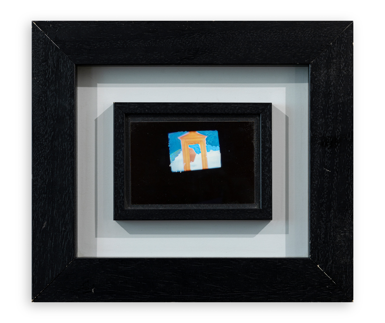 MARIO SCHIFANO (1934-1998) - Senza Titolo (Il tempio), 1990-1997