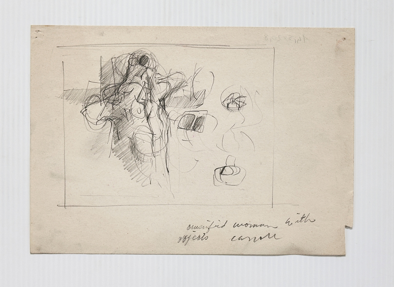 ROBERT CARROLL (1934-2016) - Crucified woman