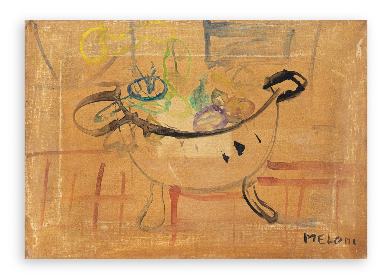 GINO MELONI (1905-1989) - Fruttiera