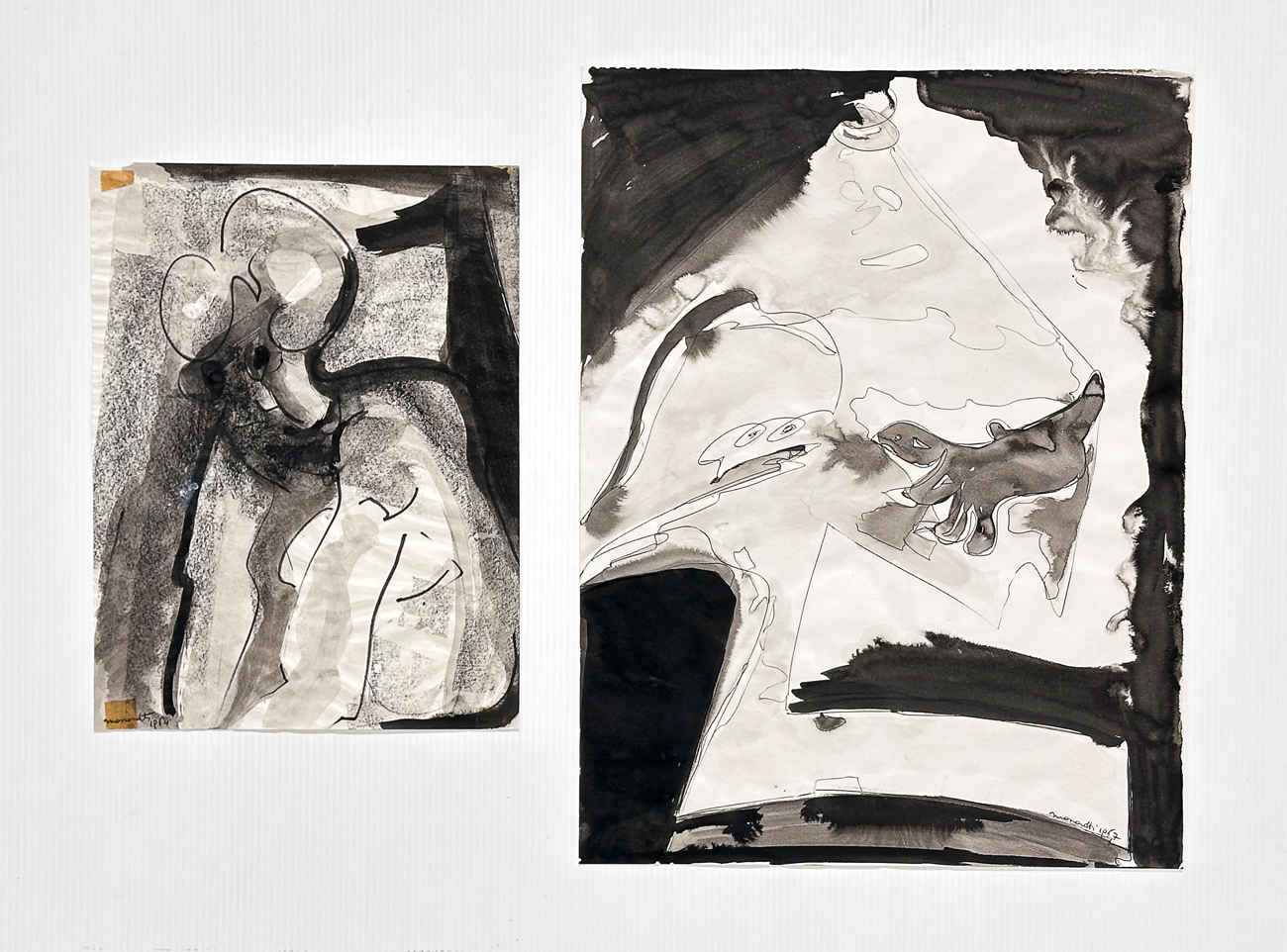 AUTORE INDECIFRATO - Lotto unico di 2 opere