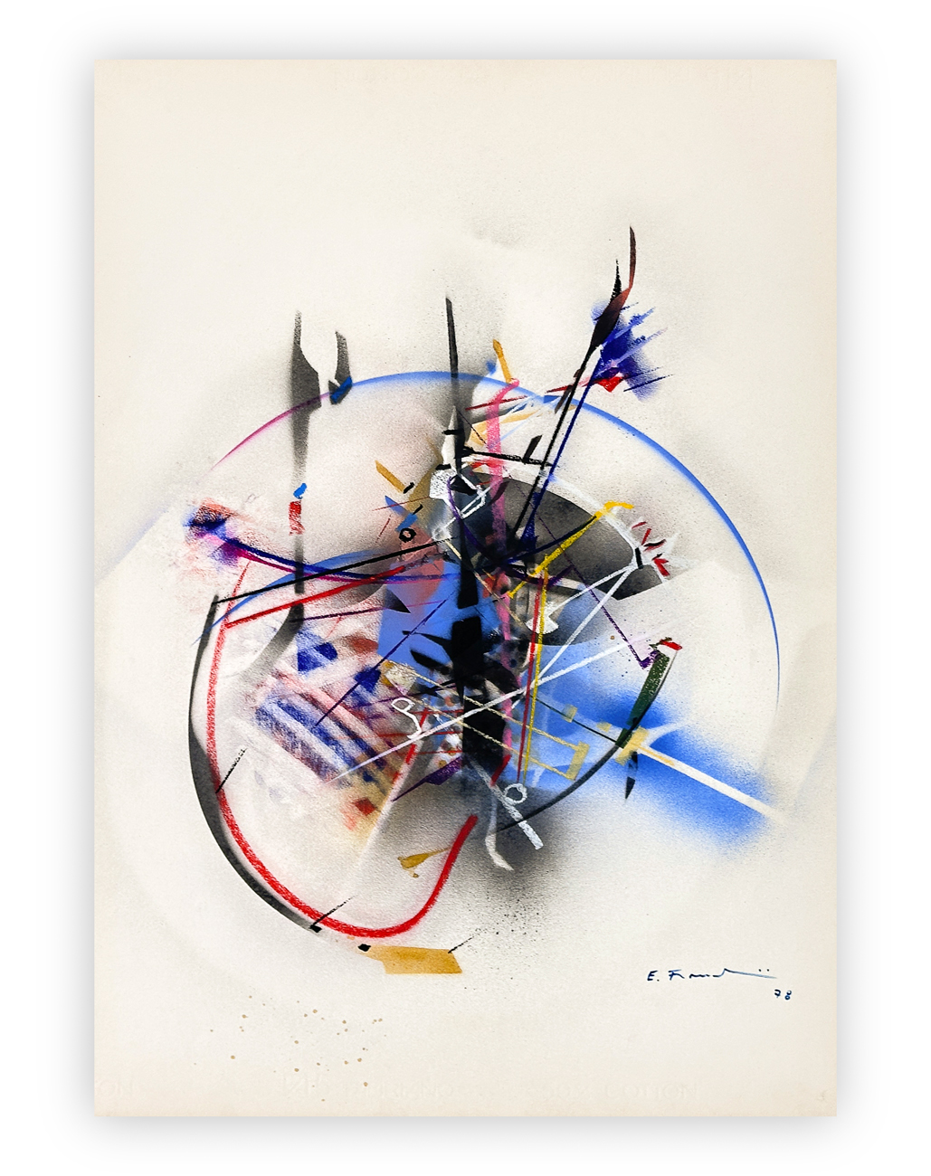EDOARDO FRANCESCHINI (1928-2006) - Senza Titolo, 1978
