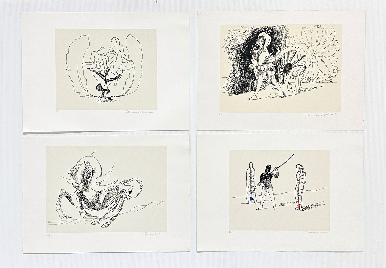 MARCEL JEAN (1900-1994) - Lotto unico di 5 opere: