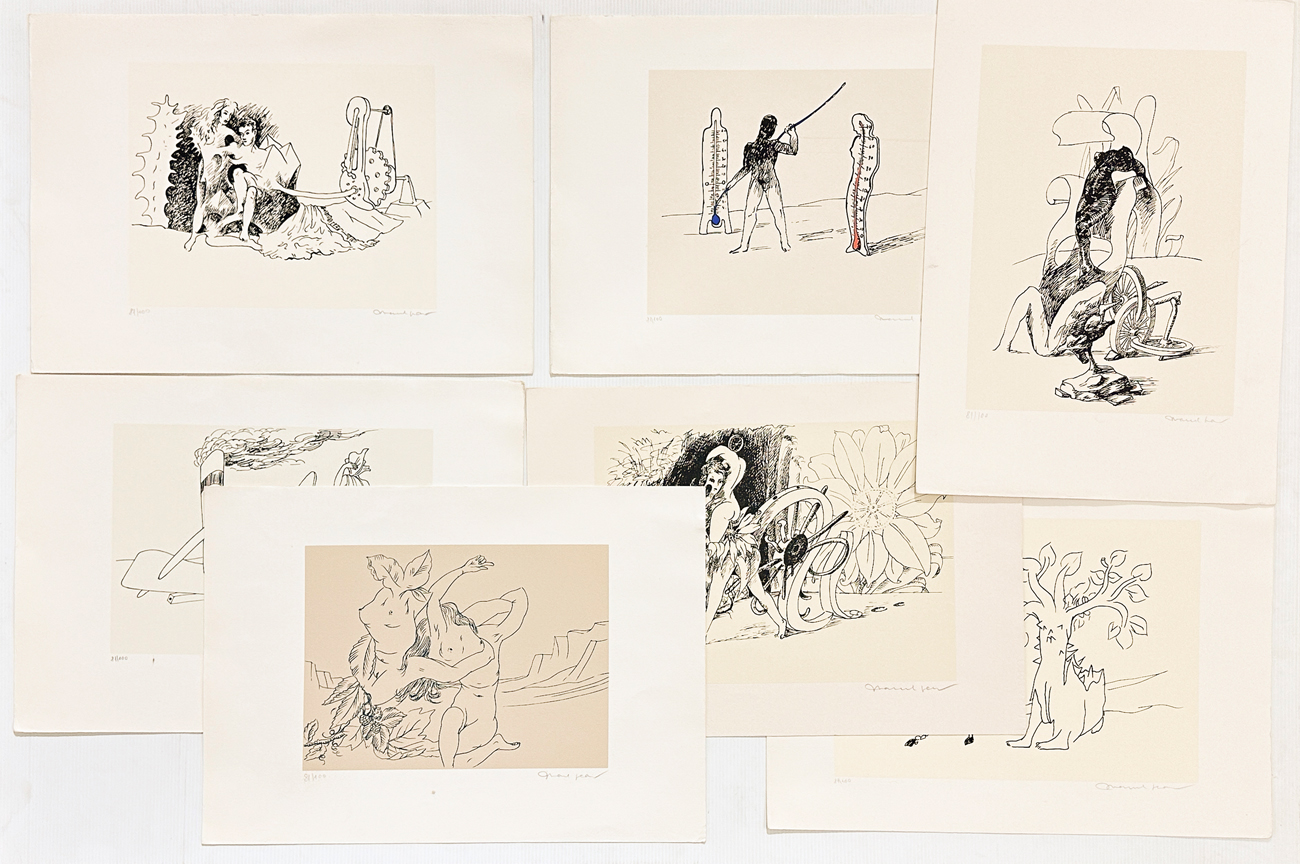 MARCEL JEAN (1900-1994) - Lotto unico di 6 opere: