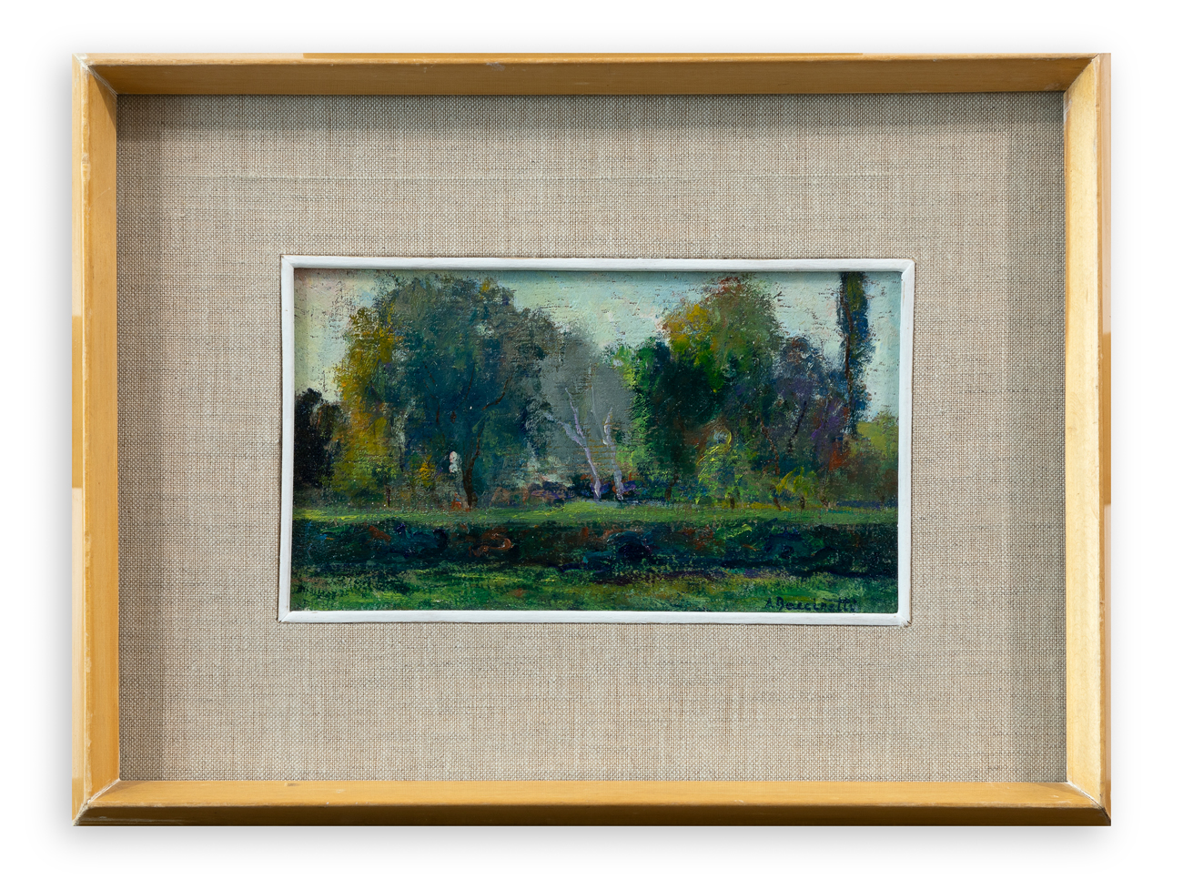 ALDO AUGUSTO BACCINETTI (1903-1990) - Firenze. Il parco delle Cascine
