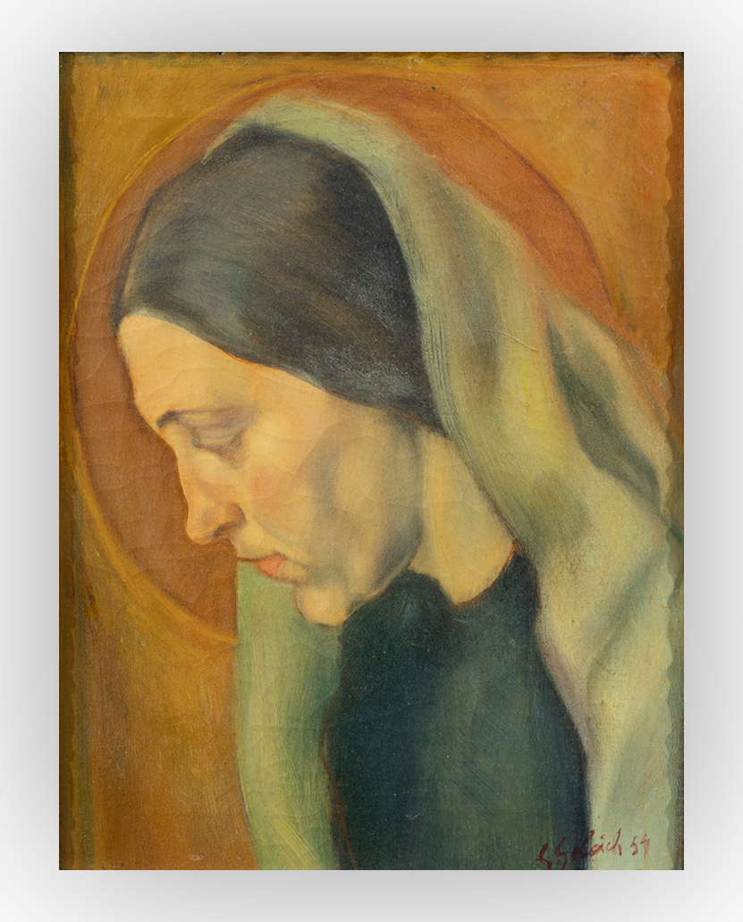 GUIDO GELICICH  - Ritratto, 1954