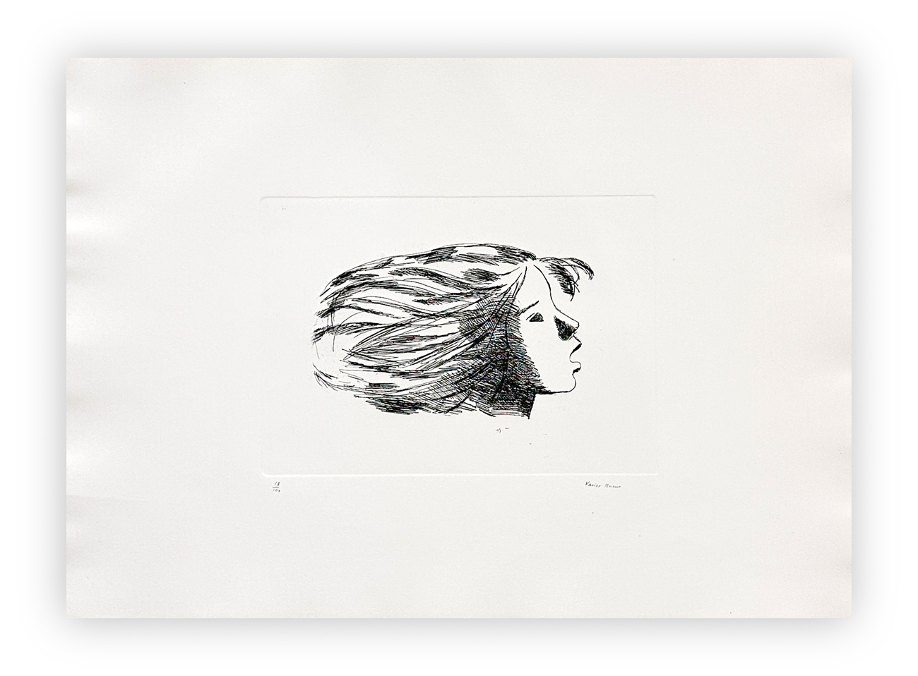 XAVIER BUENO (1915-1979) - Senza Titolo, 1975 circa