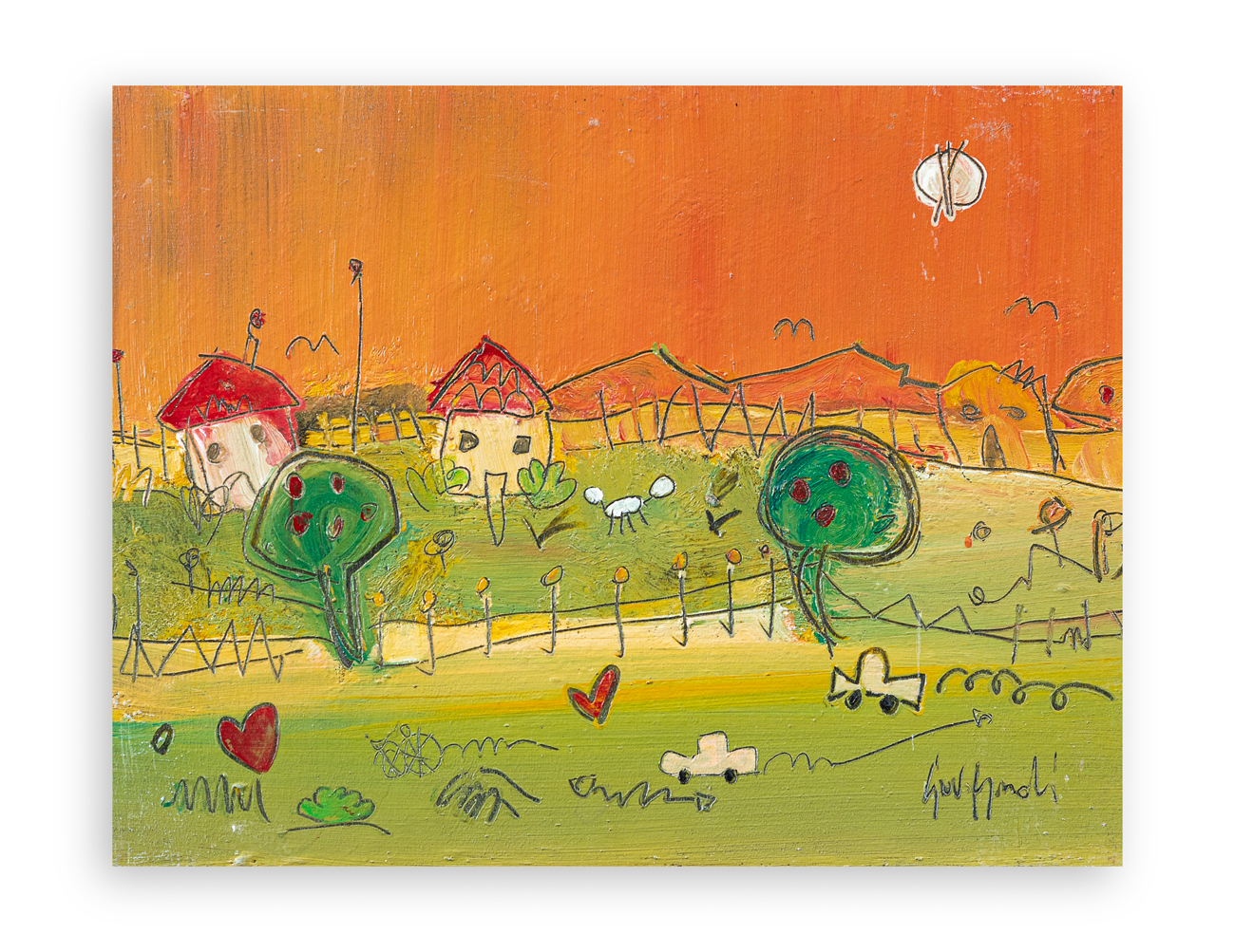 LUCA GIOVAGNOLI (1963) - Le due case, 1995