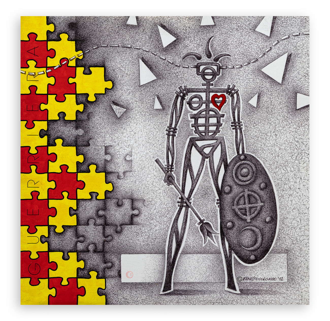 ERNESTO COLOMBO (1955) - Guerriera, 2012