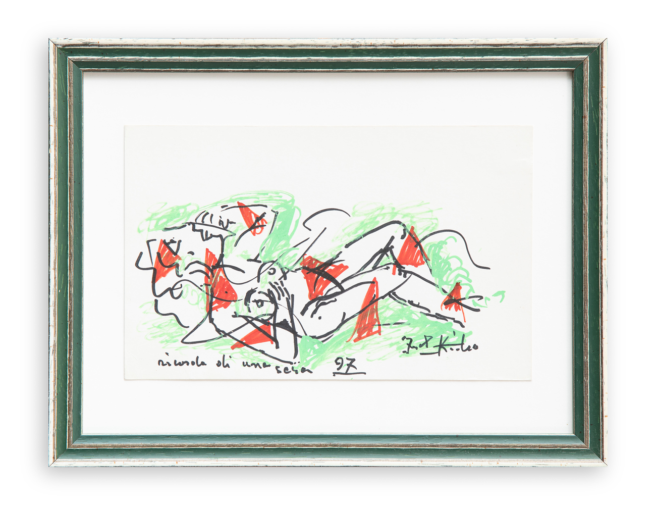 IBRAHIM KODRA (1918-2006) - Ricordi di una sera, 1997