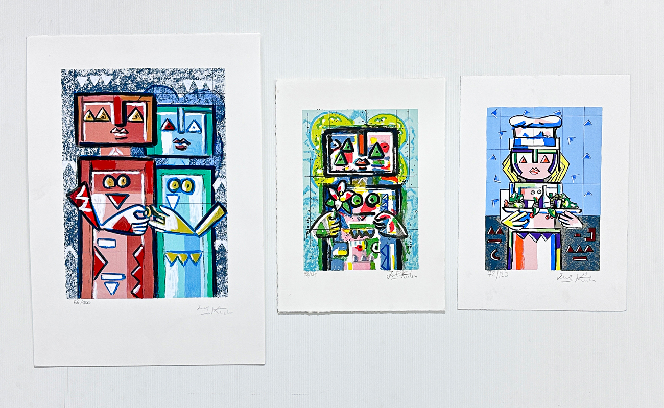 IBRAHIM KODRA (1918-2006) - Lotto unico composto da 3 Opere