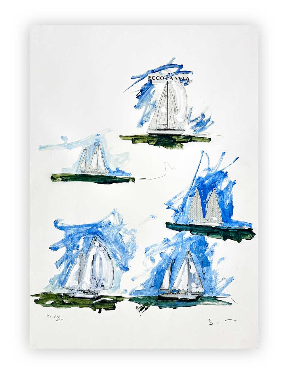 MARIO SCHIFANO (1934-1998) - Senza Titolo