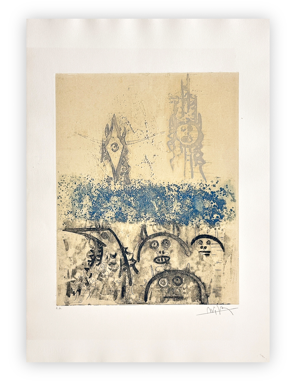 WIFREDO LAM (1902-1982) - Images, 1962
