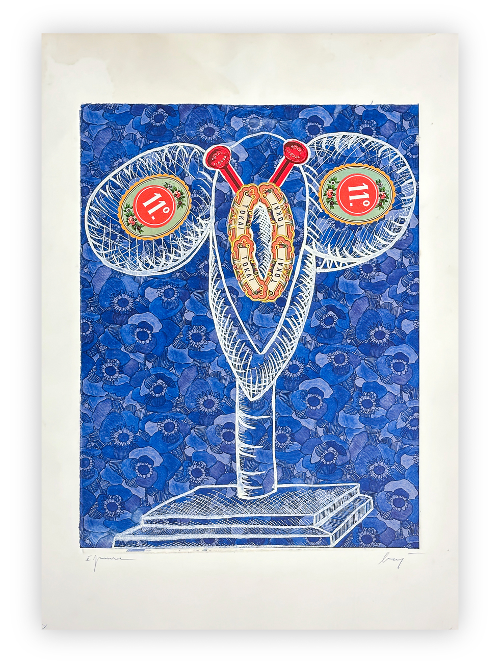 ENRICO BAJ (1924-2003) - Monumento al Tokai, 1973