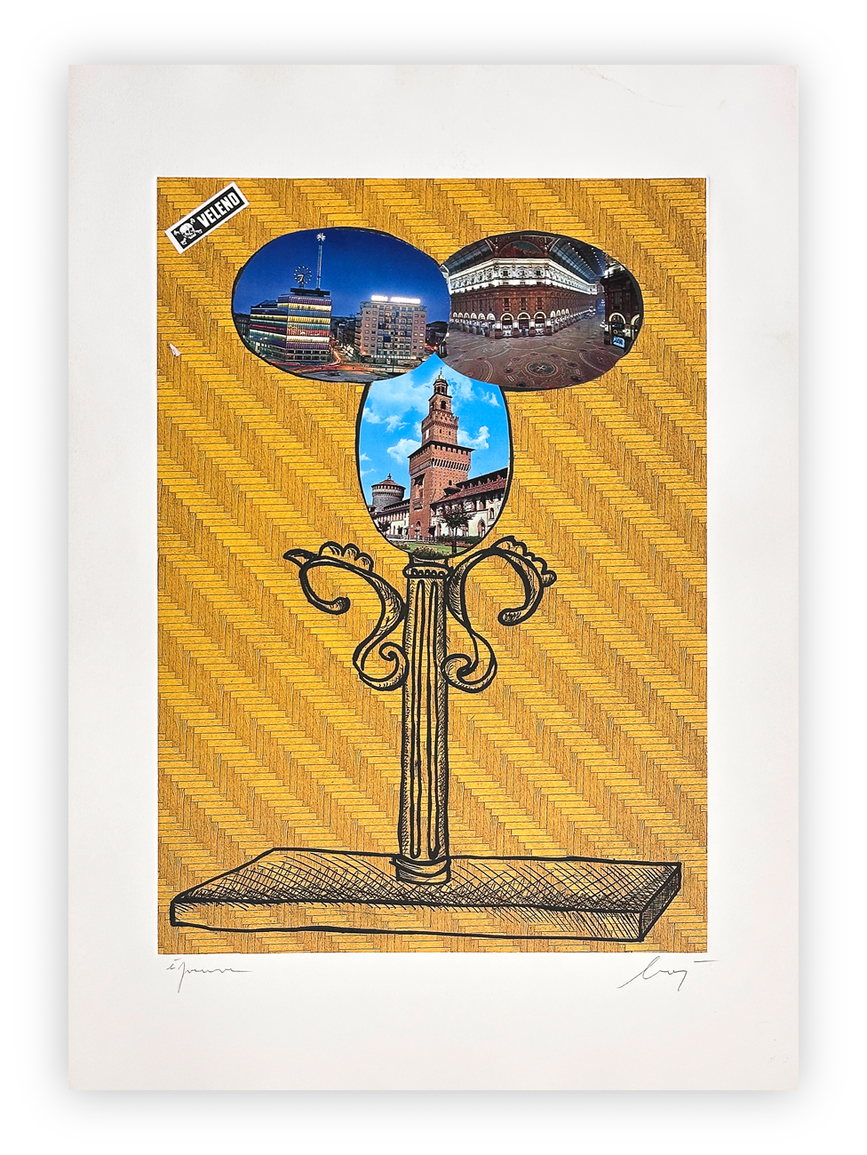 ENRICO BAJ (1924-2003) - Veleno, 1973