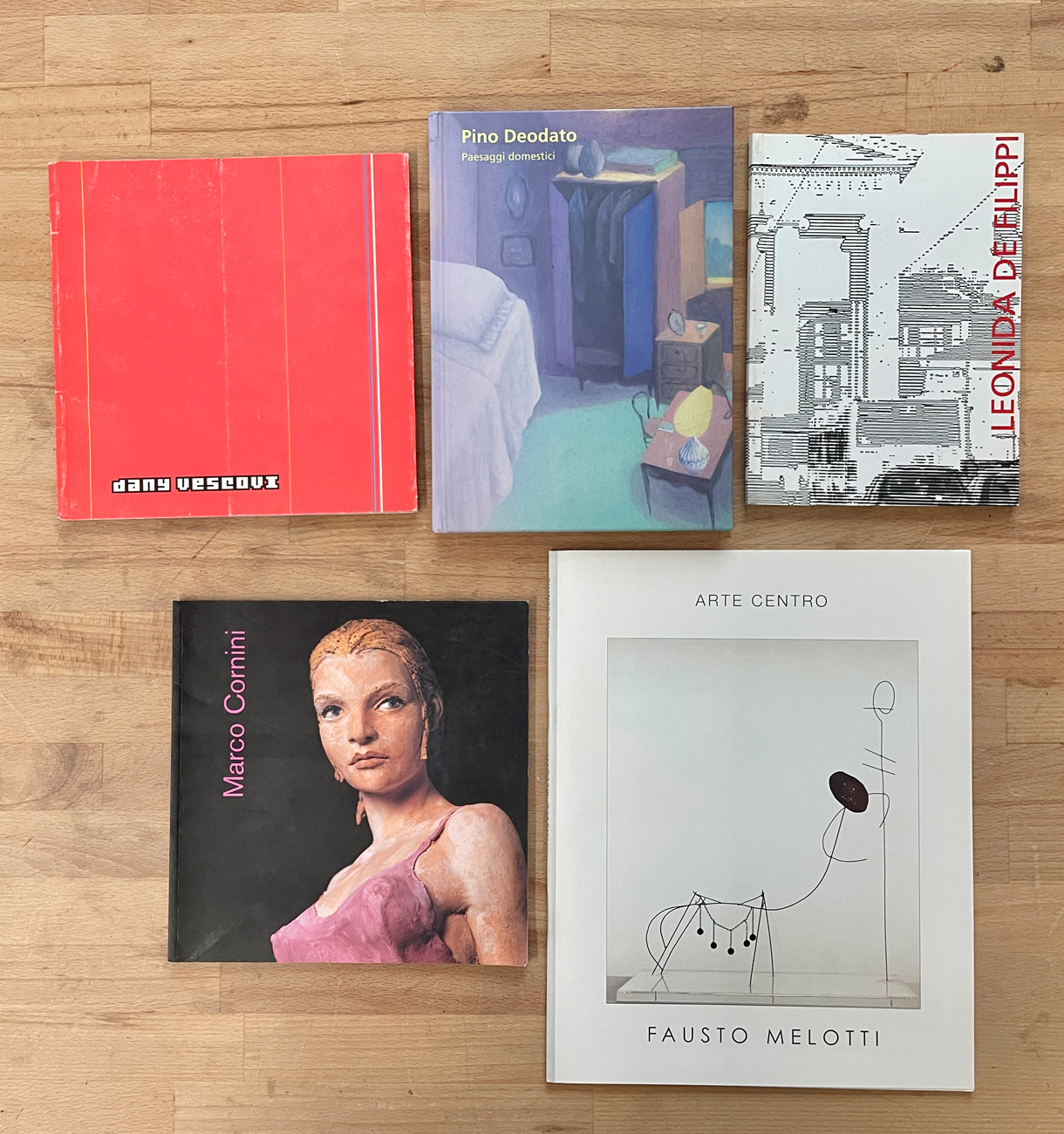 ARTE ITALIANA DEL DOPOGUERRA - Lotto unico di 5 cataloghi