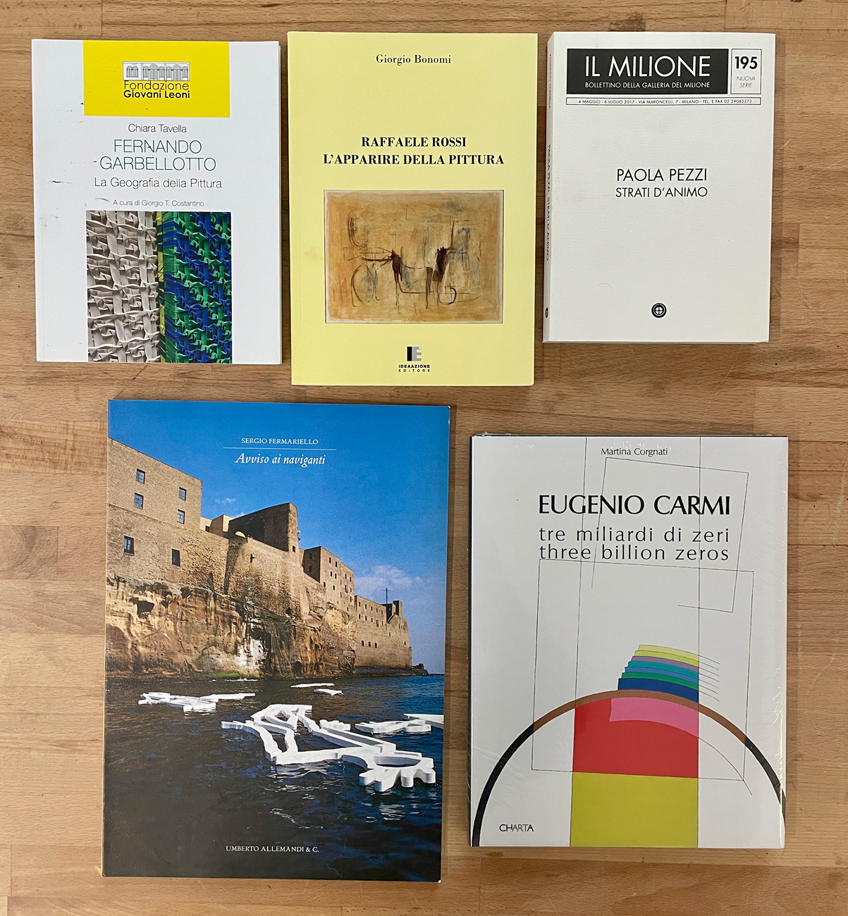 ARTE ITALIANA DEL DOPOGUERRA - Lotto unico di 5 cataloghi