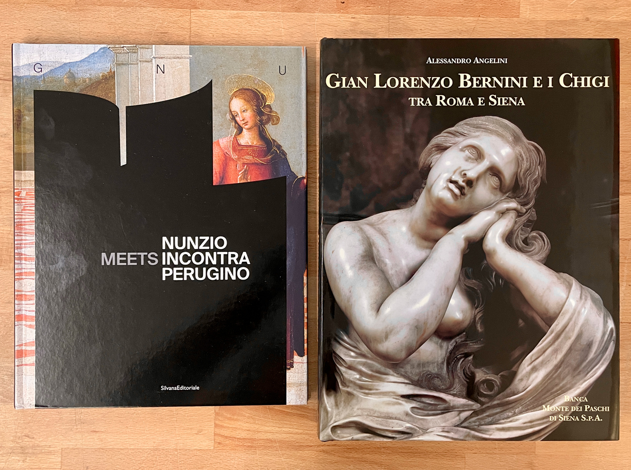 NUNZIO INCONTRA PERUGINO E GIAN LORENZO BERNINI - Lotto unico di 2 cataloghi