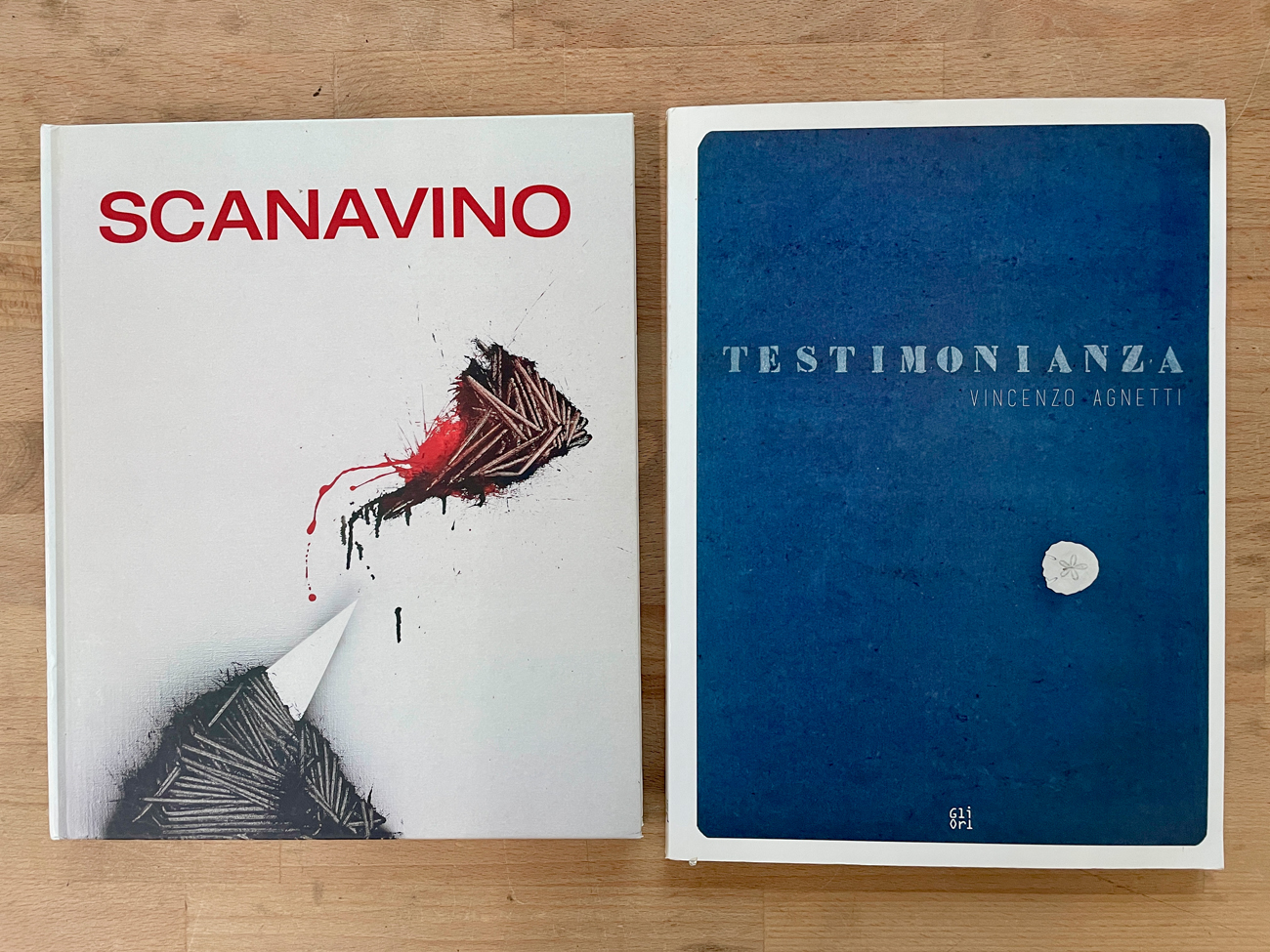 VINCENZO AGNETTI E EMILIO SCANAVINO - Lotto unico di 2 cataloghi