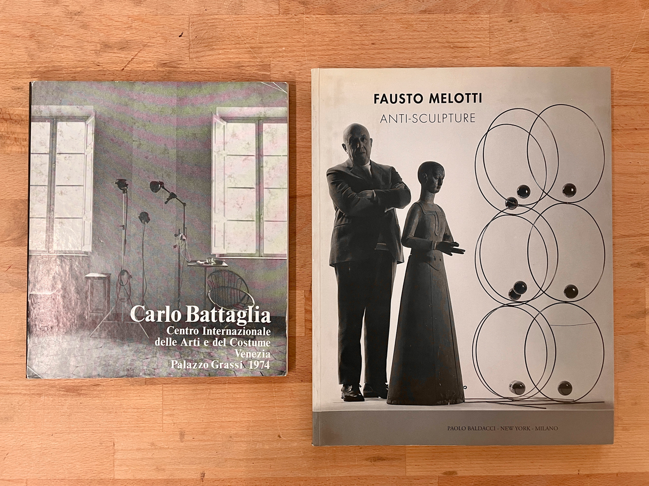 FAUSTO MELOTTI E CARLO BATTAGLIA - Lotto unico di 2 cataloghi