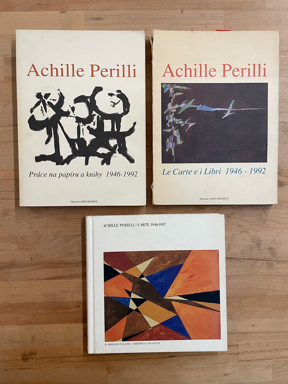 ACHILLE PERILLI - Lotto unico di 3 cataloghi