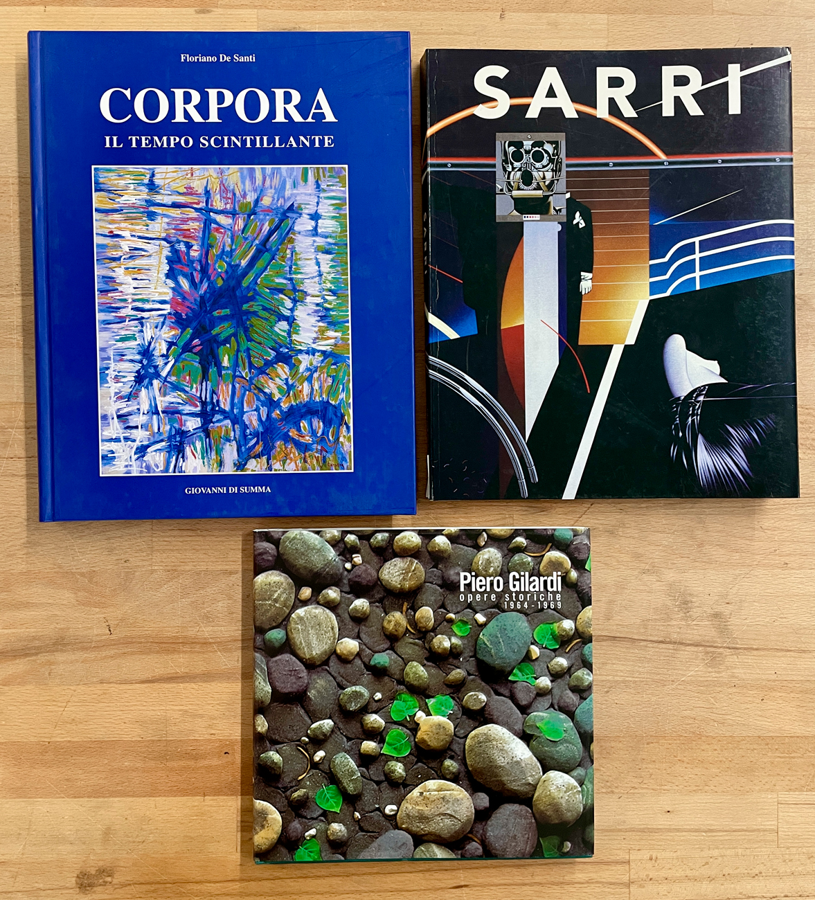 PIERO GILARDI, SERGIO SARRI E ANTONIO CORPORA - Lotto unico di 3 cataloghi