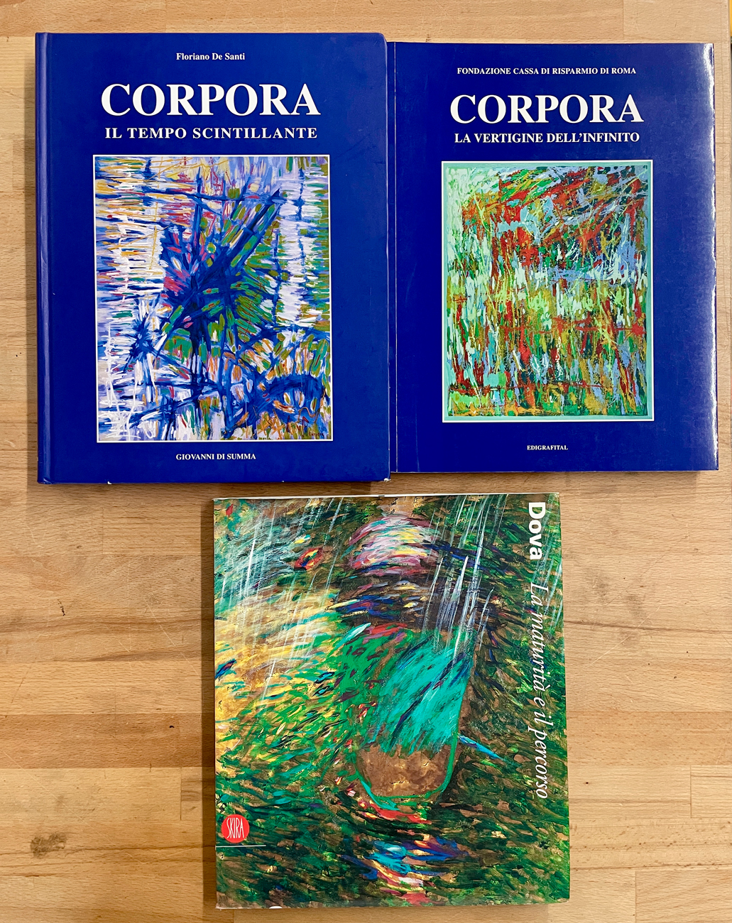 ANTONIO CORPORA E GIANNI DOVA - Lotto unico di 3 cataloghi