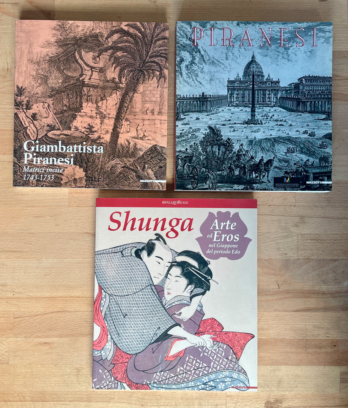 GIAMBATTISTA PIRANESI E ARTE GIAPPONESE - Lotto unico di 3 cataloghi