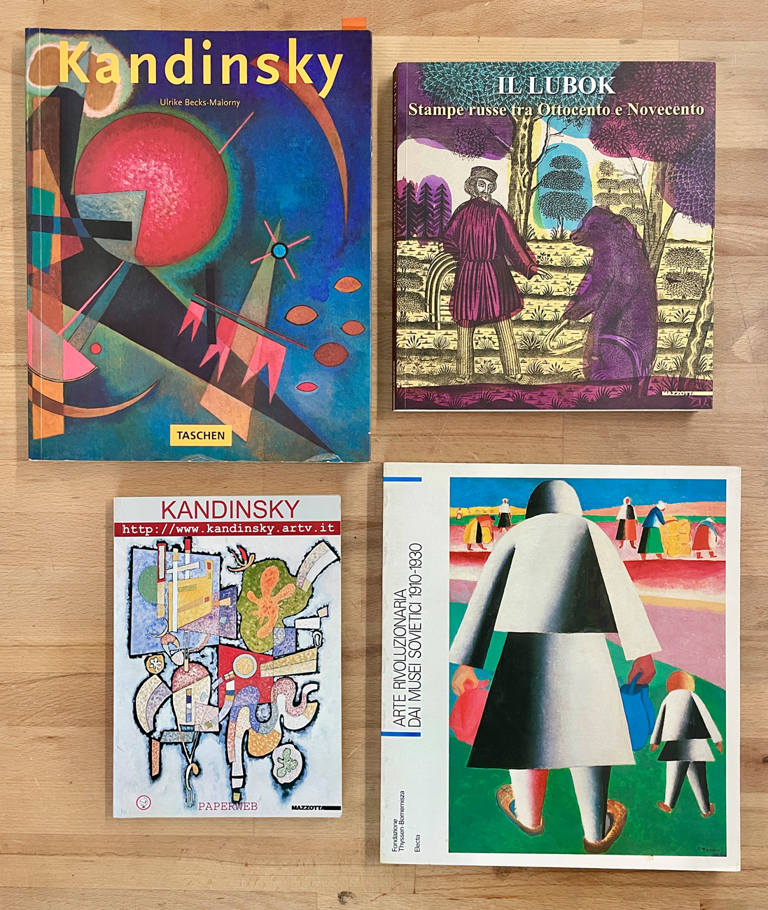 ARTE RUSSA - Lotto unico di 4 cataloghi