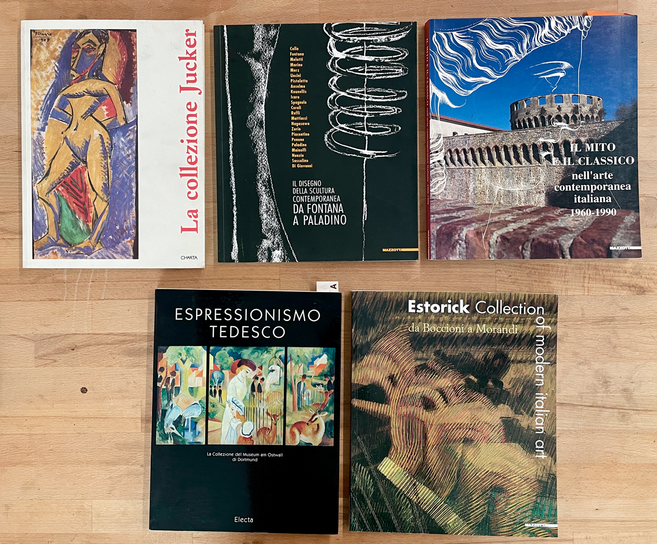 COLLETTIVE D'ARTE DEL DOPOGUERRA - Lotto unico di 5 cataloghi