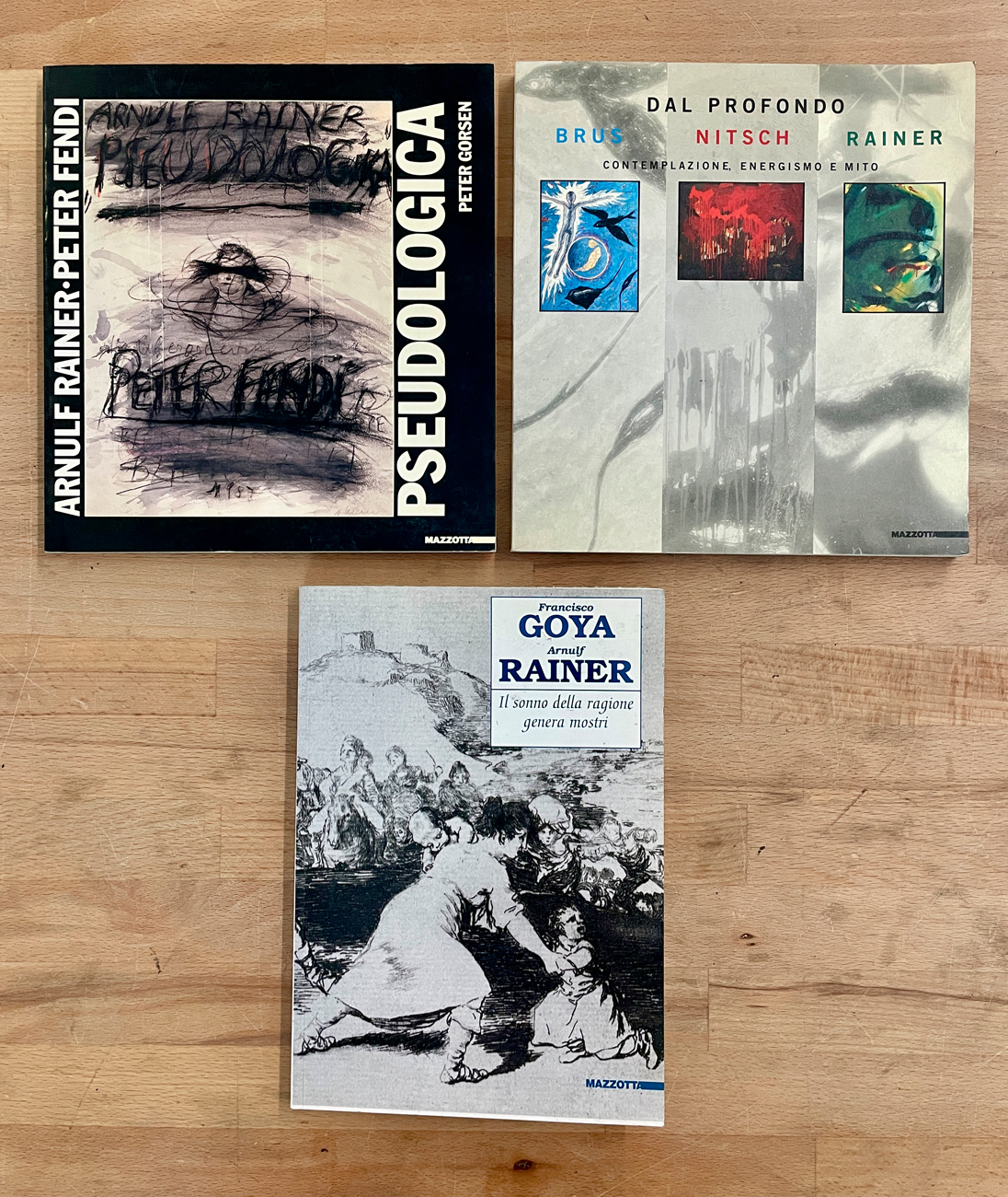 ARNULF RAINER - Lotto unico di 3 cataloghi