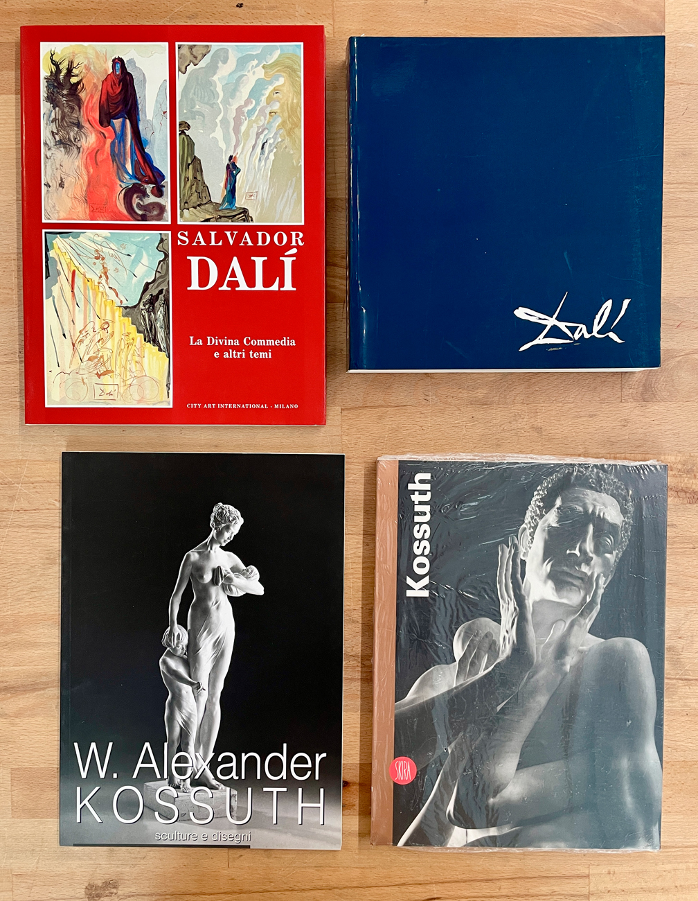 SALVADOR DALÌ E ALEXANDER KOSSUTH - Lotto unico di 4 cataloghi
