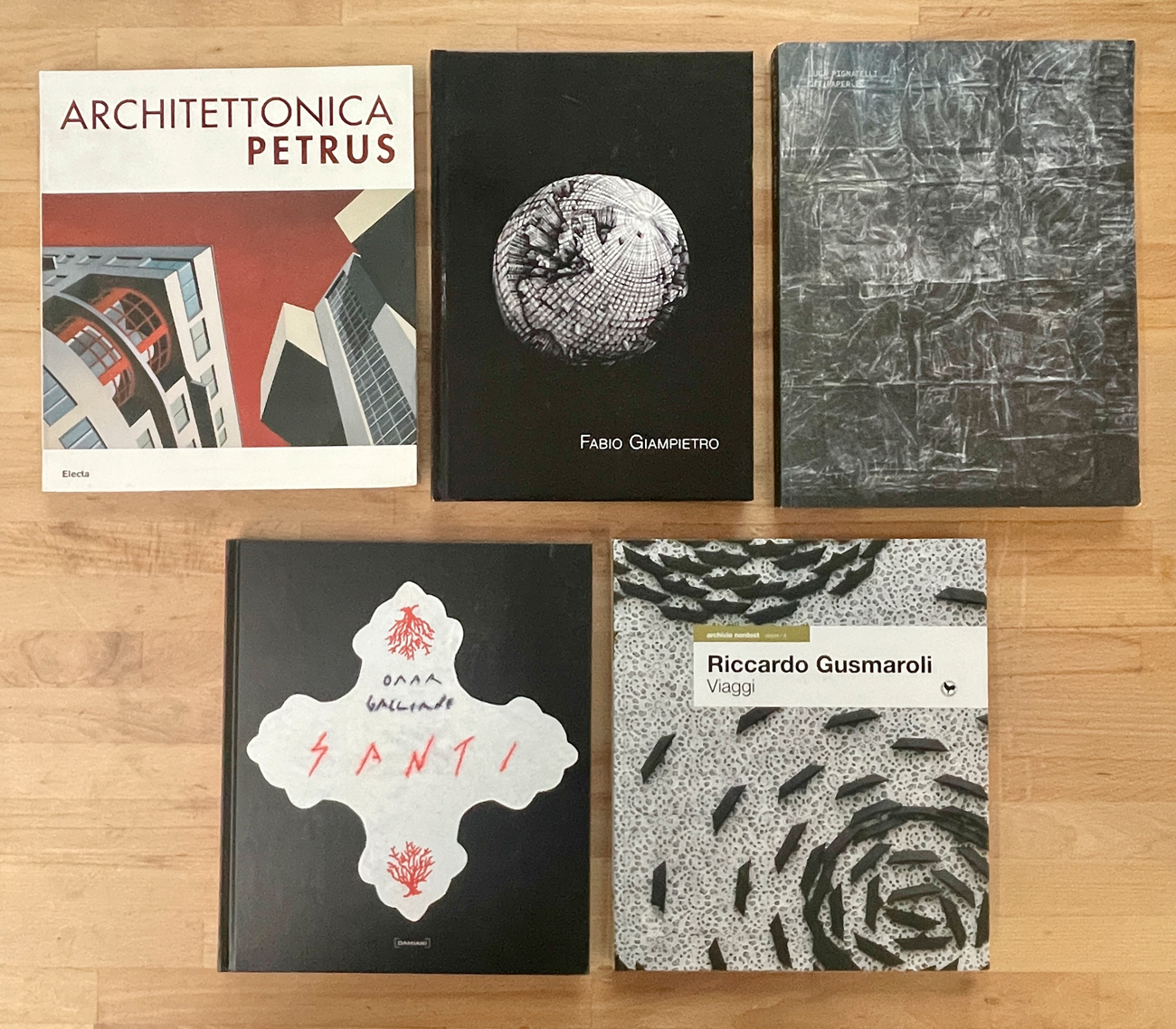 ARTE CONTEMPORANEA ITALIANA - Lotto unico di 5 cataloghi