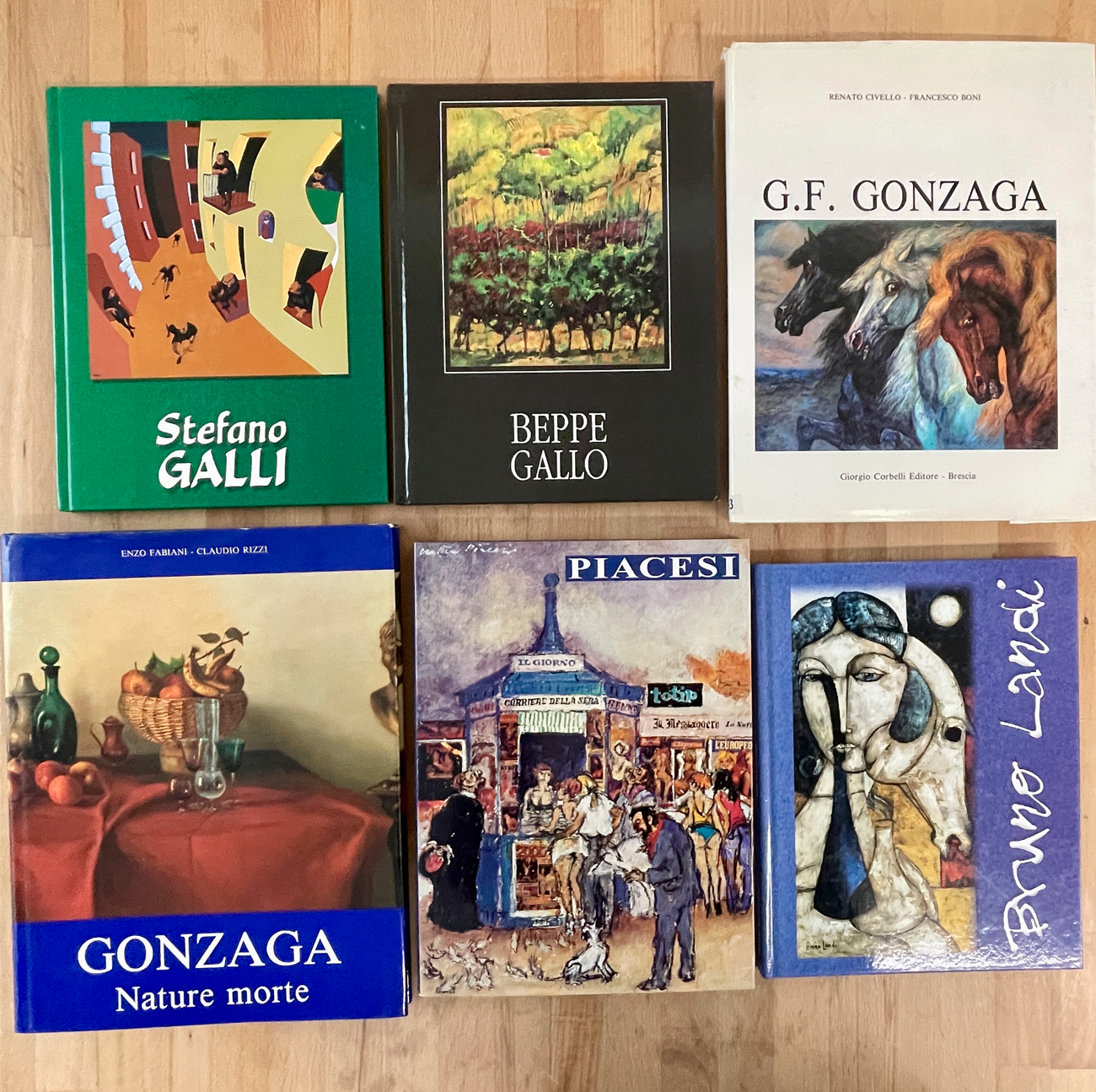 PITTURA FIGURATIVA ITALIANA - Lotto unico di 6 cataloghi