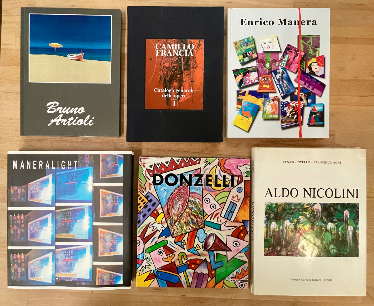 ARTE ITALIANA DEL DOPOGUERRA - Lotto unico di 6 cataloghi