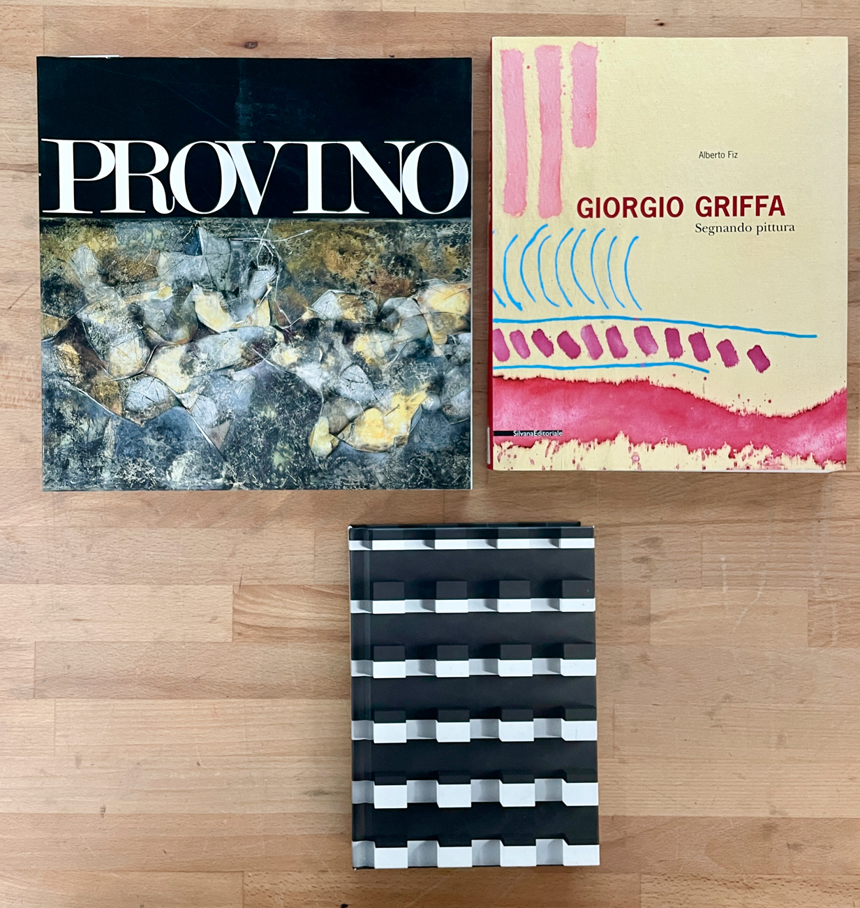 GIORGIO GRIFFA, MARCELLO MORANDINI E SALVATORE PROVINO - Lotto unico di 3 cataloghi