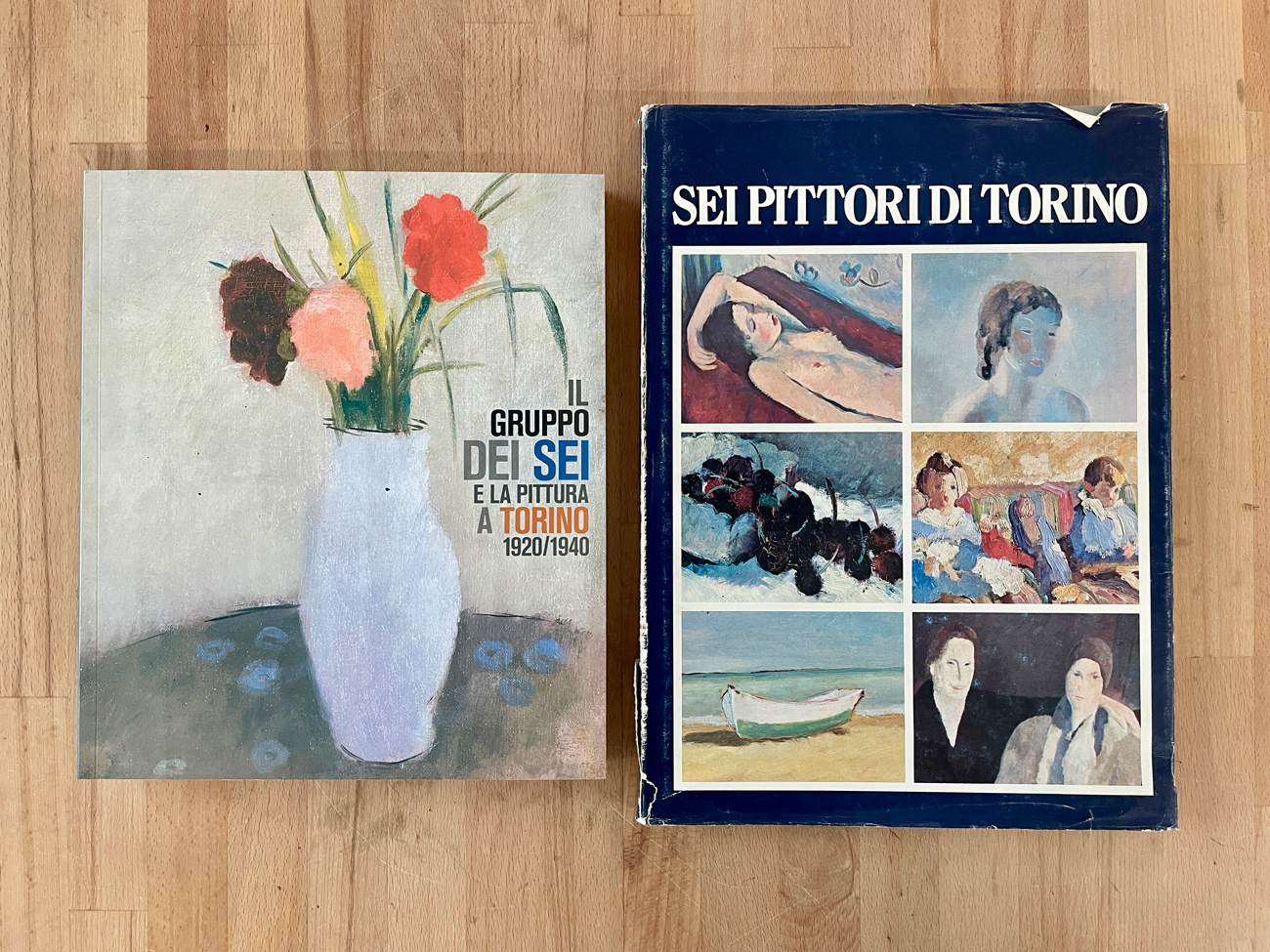 IL GRUPPO DEI SEI PITTORI DI TORINO - Lotto unico di 2 cataloghi: