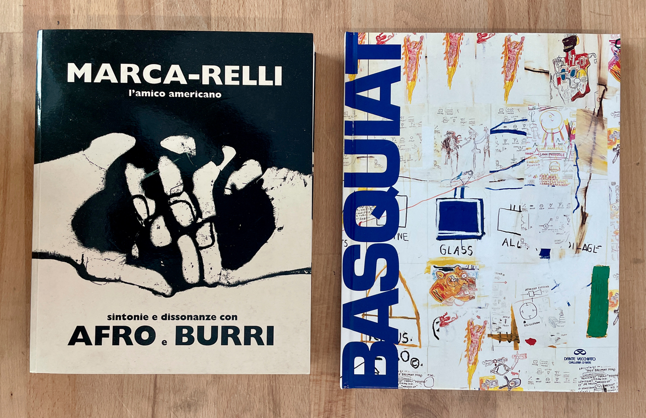 MARCA-RELLI E JEAN-MICHEL BASQUIAT - Lotto unico di 2 cataloghi