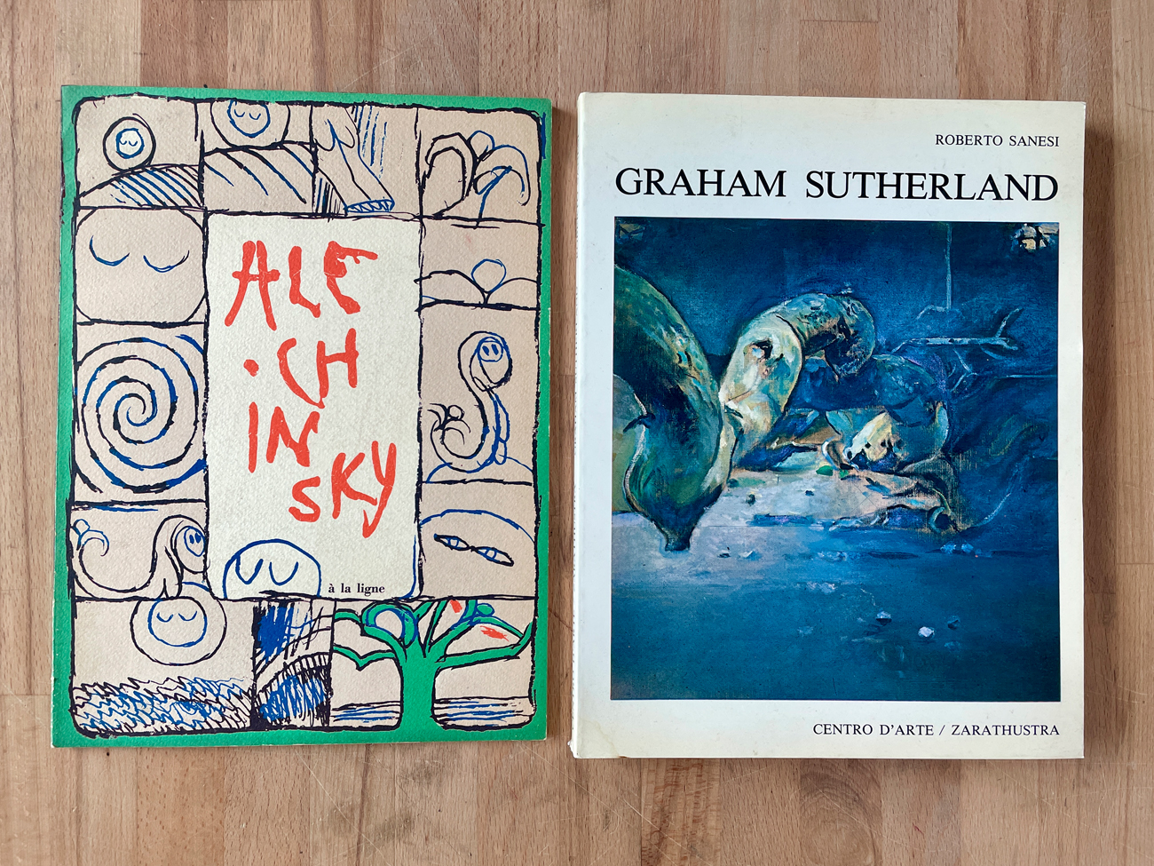 GRAHAM SUTHERLAND E PIERRE ALECHINSKY - Lotto unico di 2 cataloghi