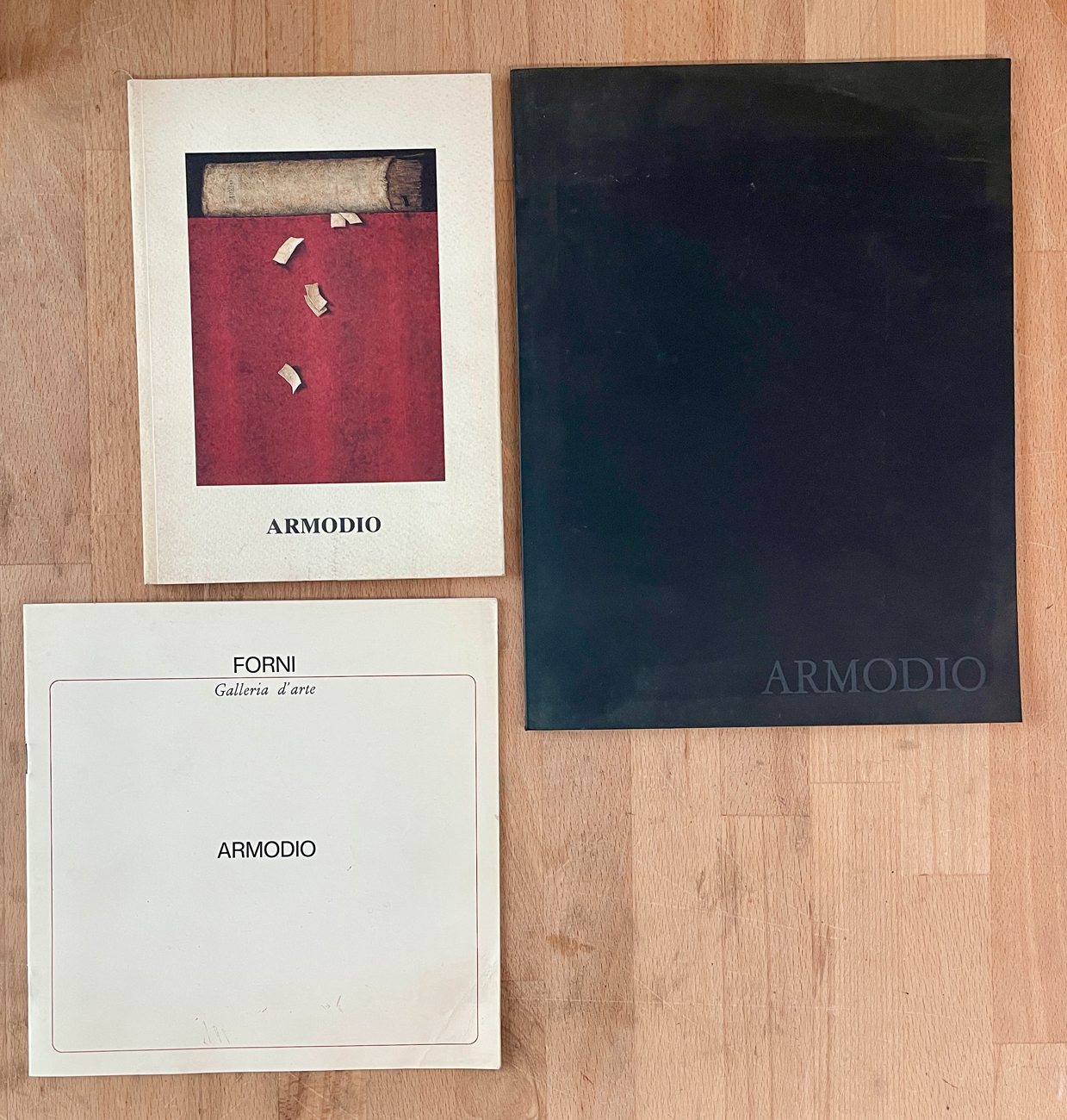 ARMODIO - Lotto unico di 3 cataloghi