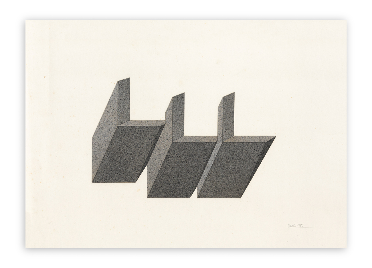 GIUSEPPE UNCINI (1929-2008) - Senza Titolo, 1974