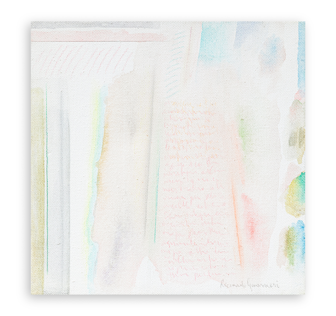 RICCARDO GUARNERI (1933) - Scritto Rosa, 2007