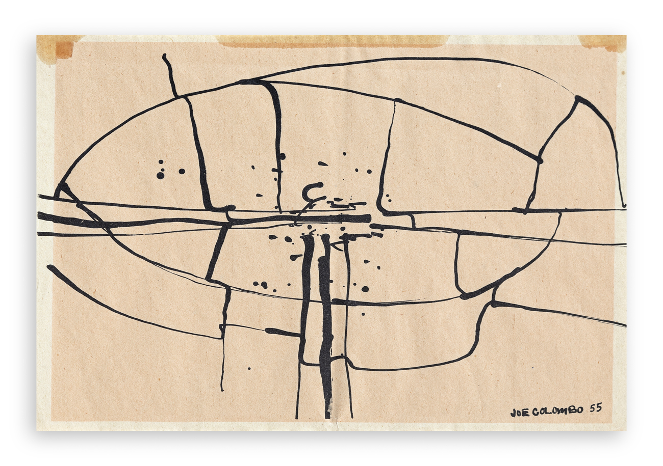 JOE COLOMBO (1930-1971) - Senza Titolo, 1955